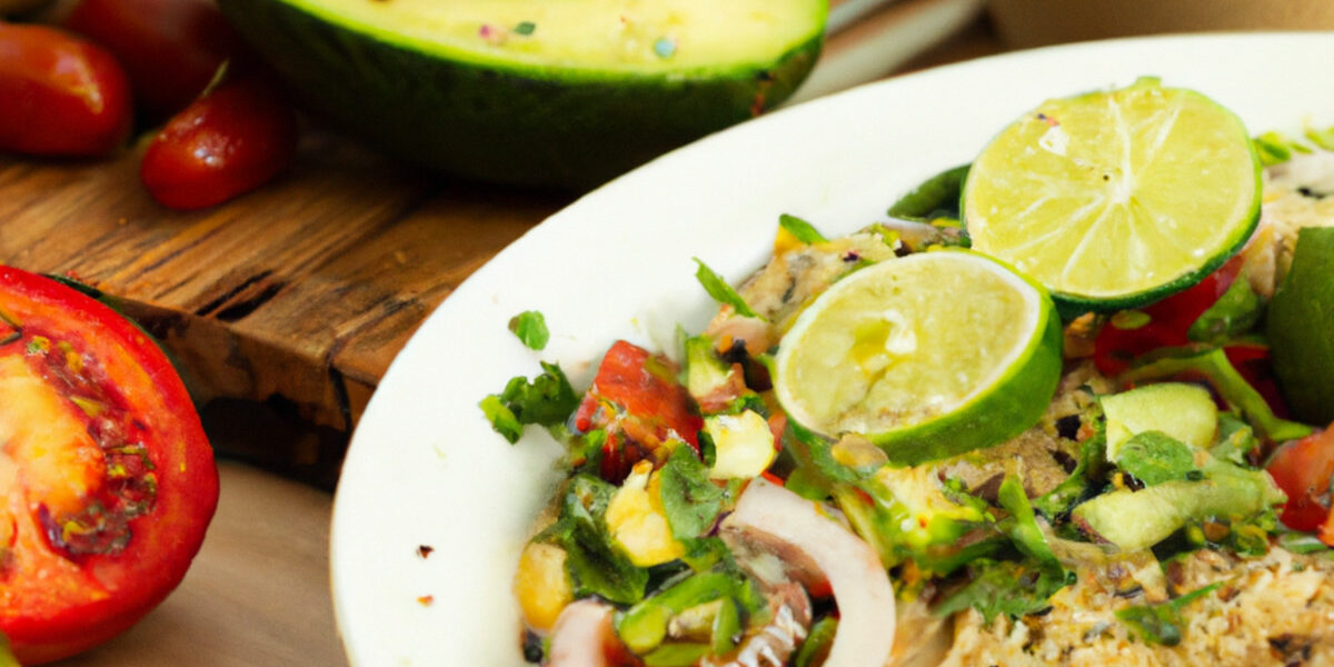 avocado and quinoa salad with toasted sweetcorn