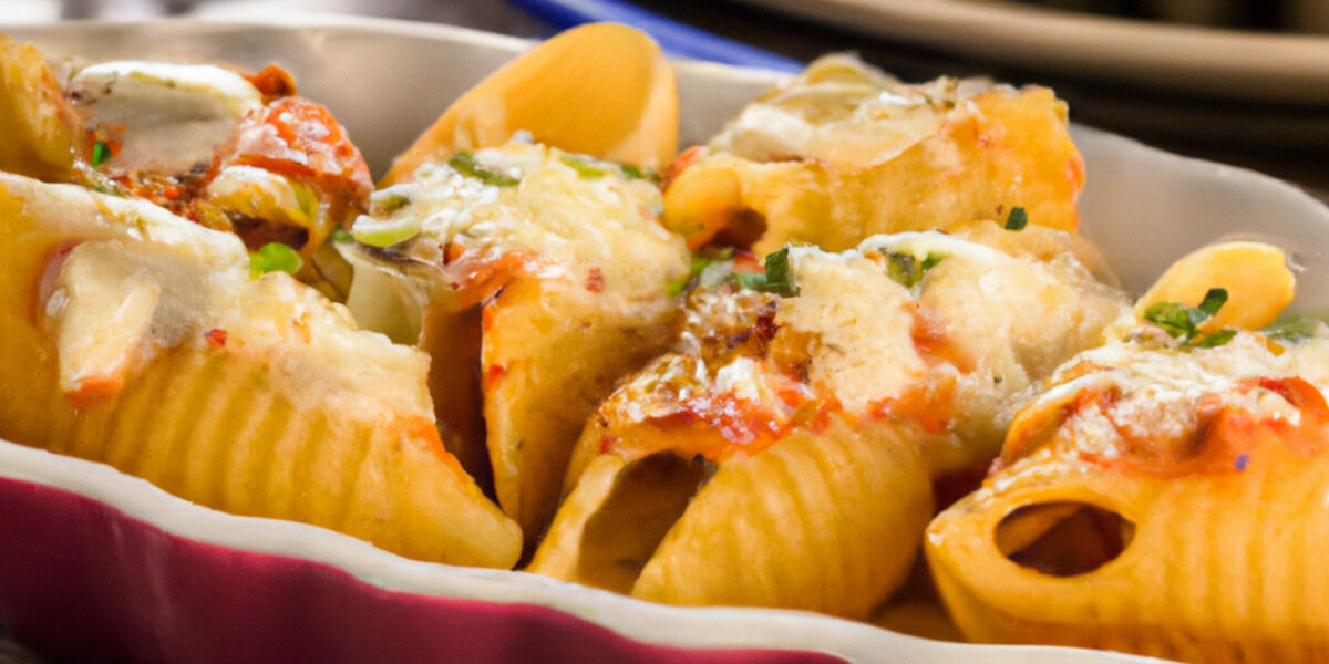 baked stuffed pasta shells