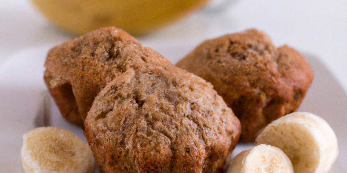 banana and oat bran muffins