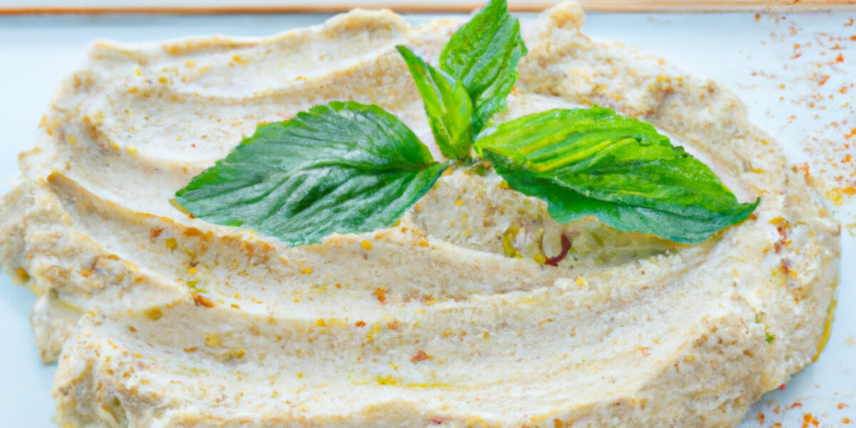 basil and white bean hummus