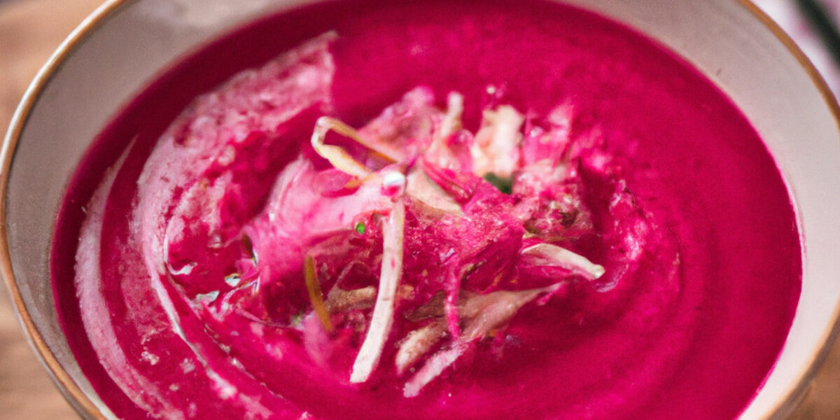 beetroot and apple sweet soup