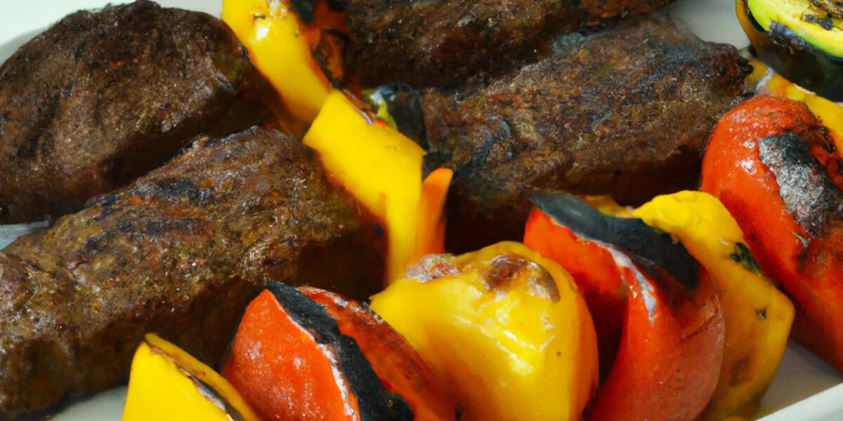 beyond beef kofta and vegetables