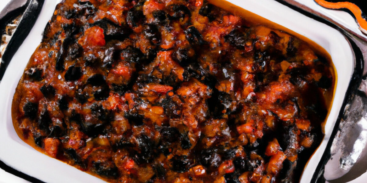 black beans with tomatoes