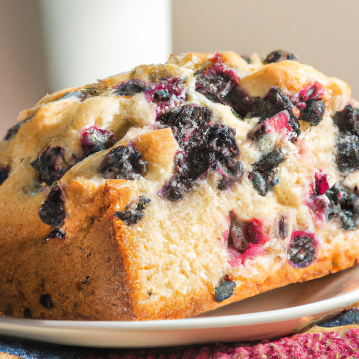 blueberry sweet cake