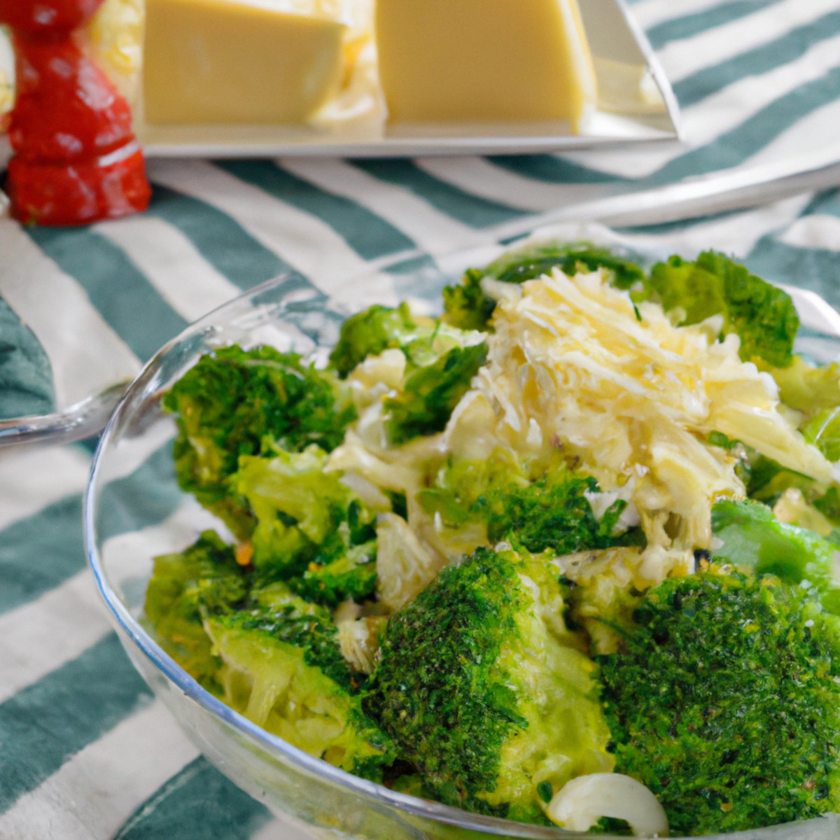 broccoli salad with cheese