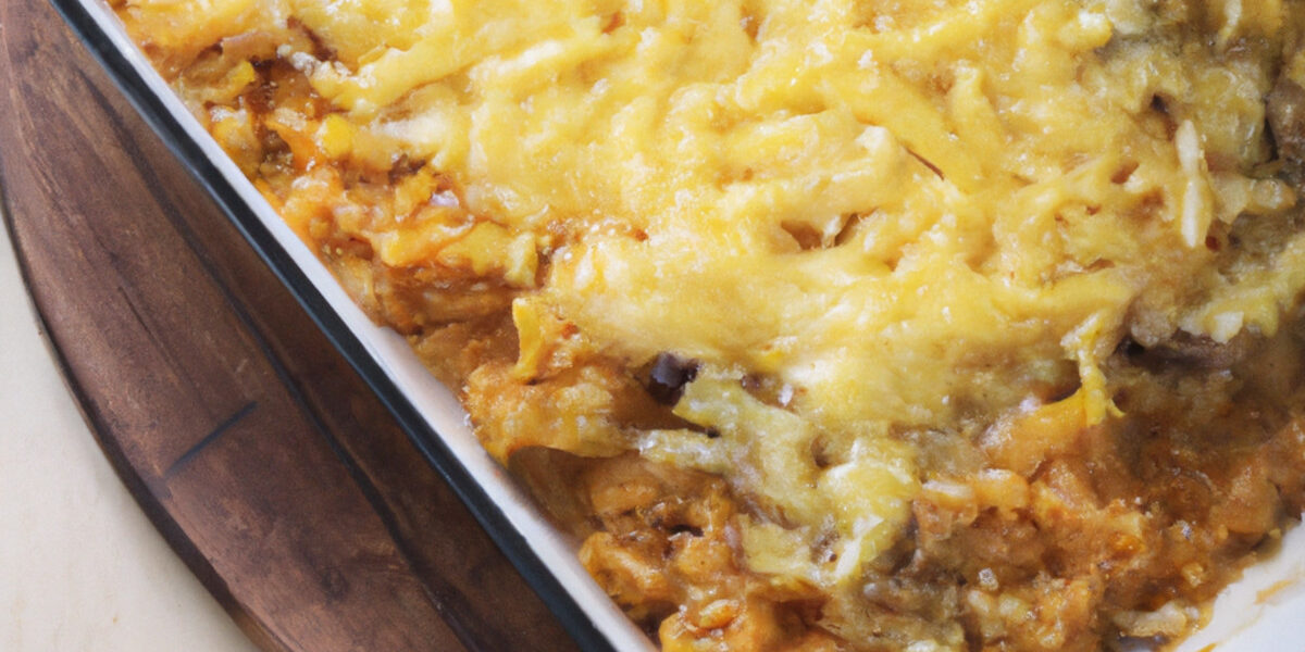 brown rice and lentil casserole