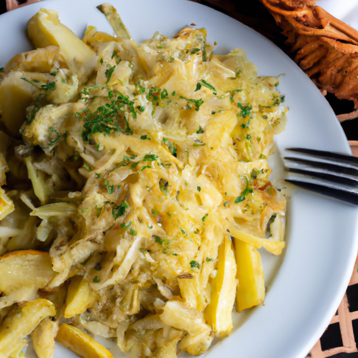 cabbage and potato fry