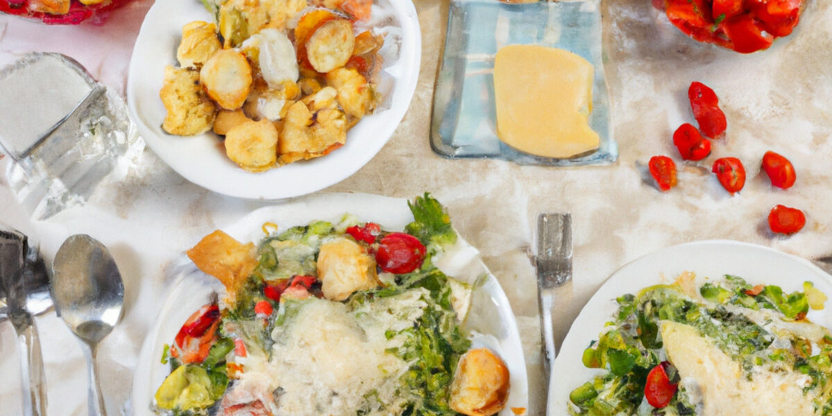 caesar salad with tortellini pasta