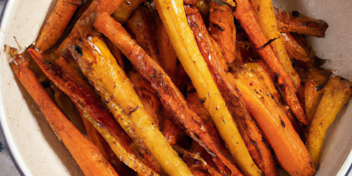 caramelized carrots and parsnips