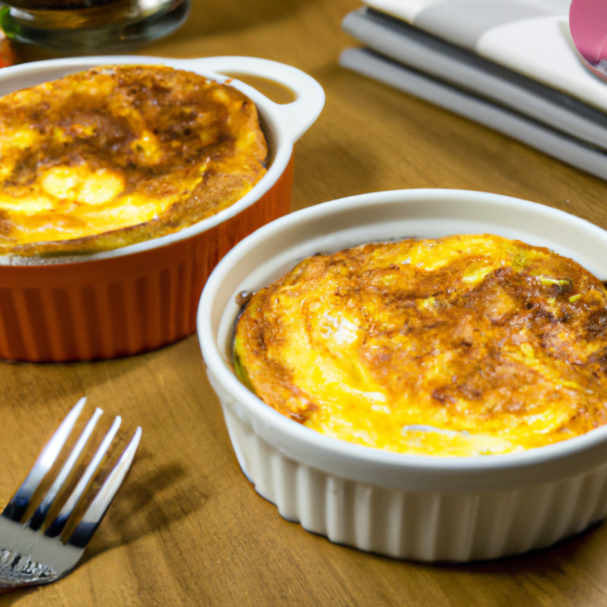 cheese and egg souffle