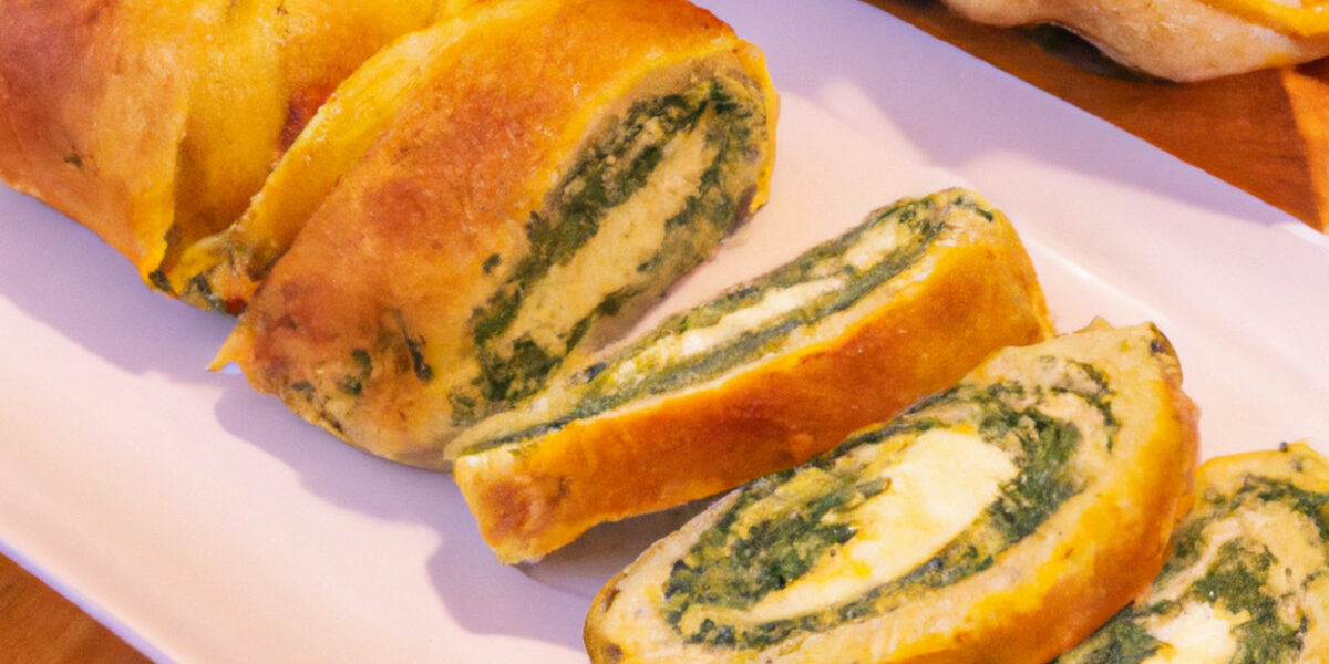 cheese and spinach rolls