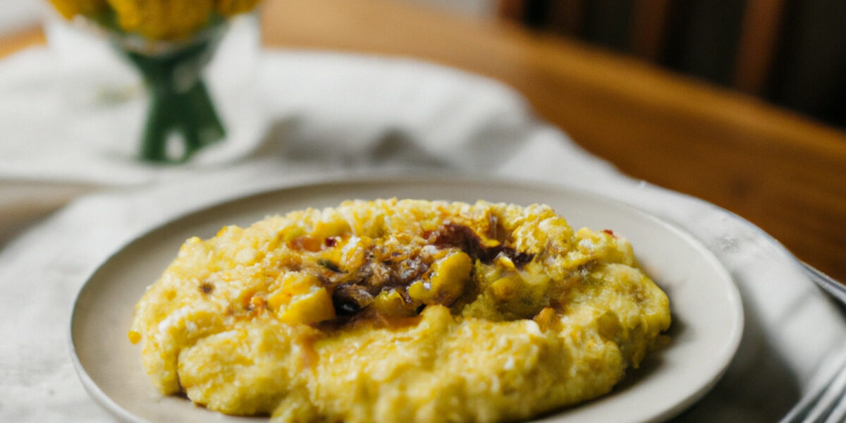 cheesy corn and grits