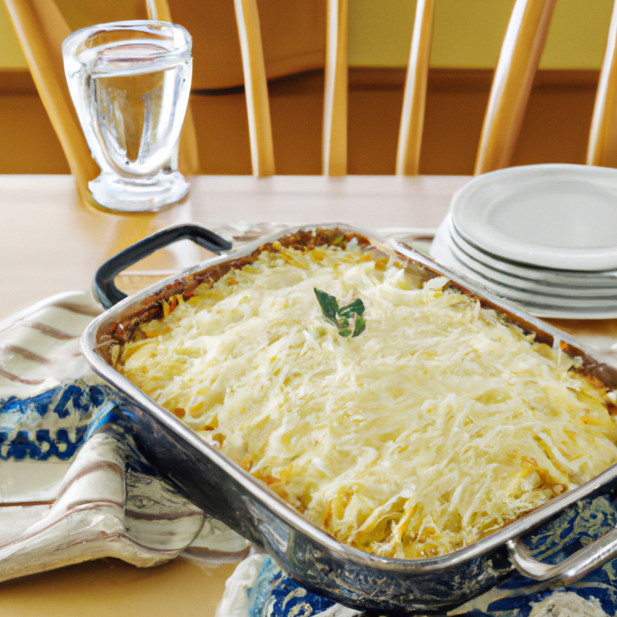 cheesy spaghetti and corn casserole