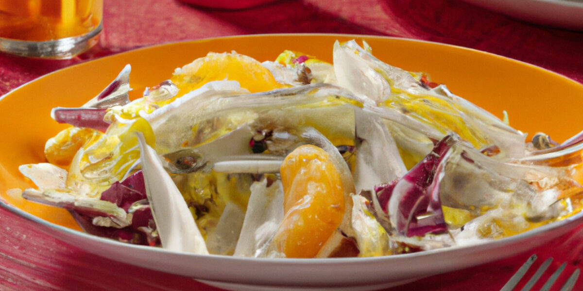 chicory salad with orange dressing