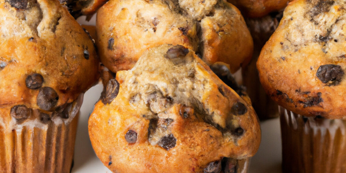 chocolate chip banana muffin