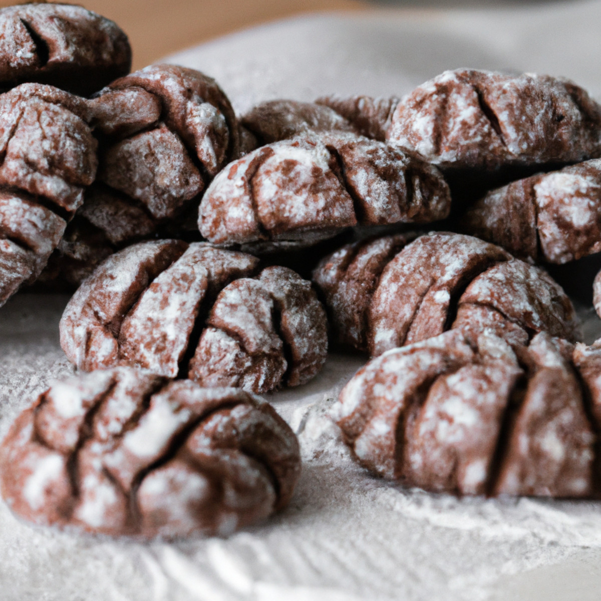 chocolate crinkles