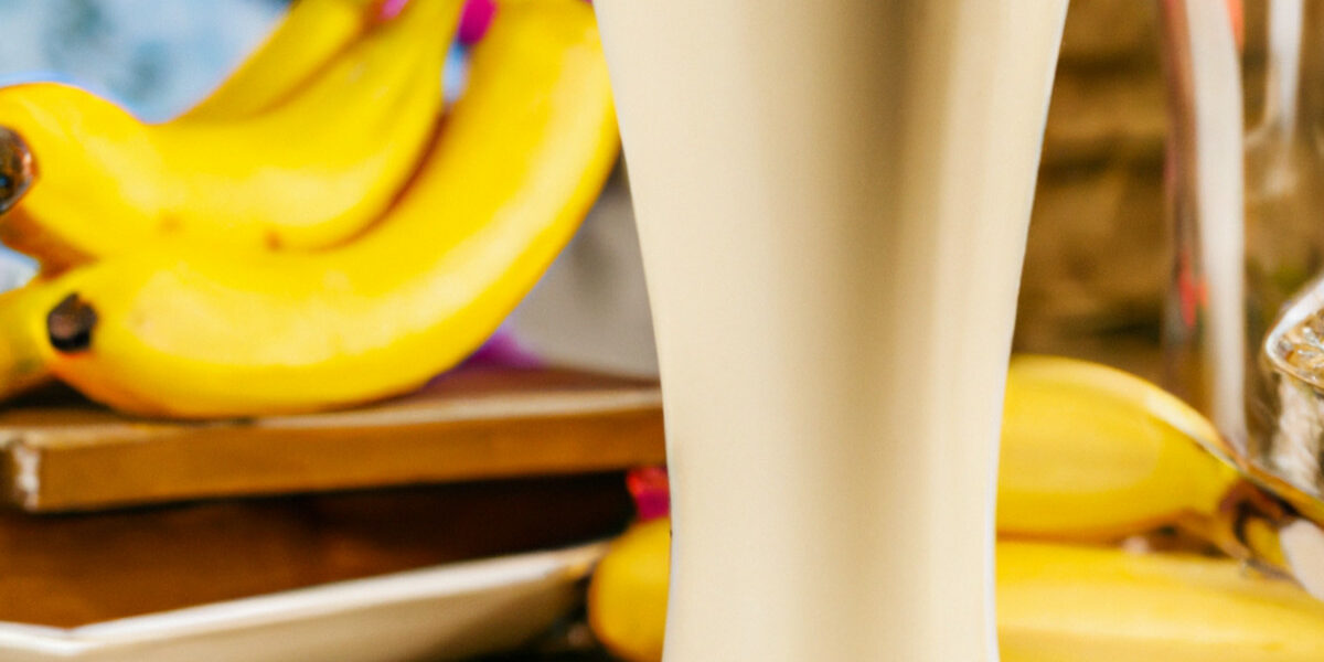 cinnamon and banana shake