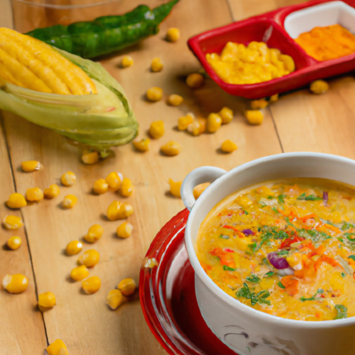 corn and chili soup