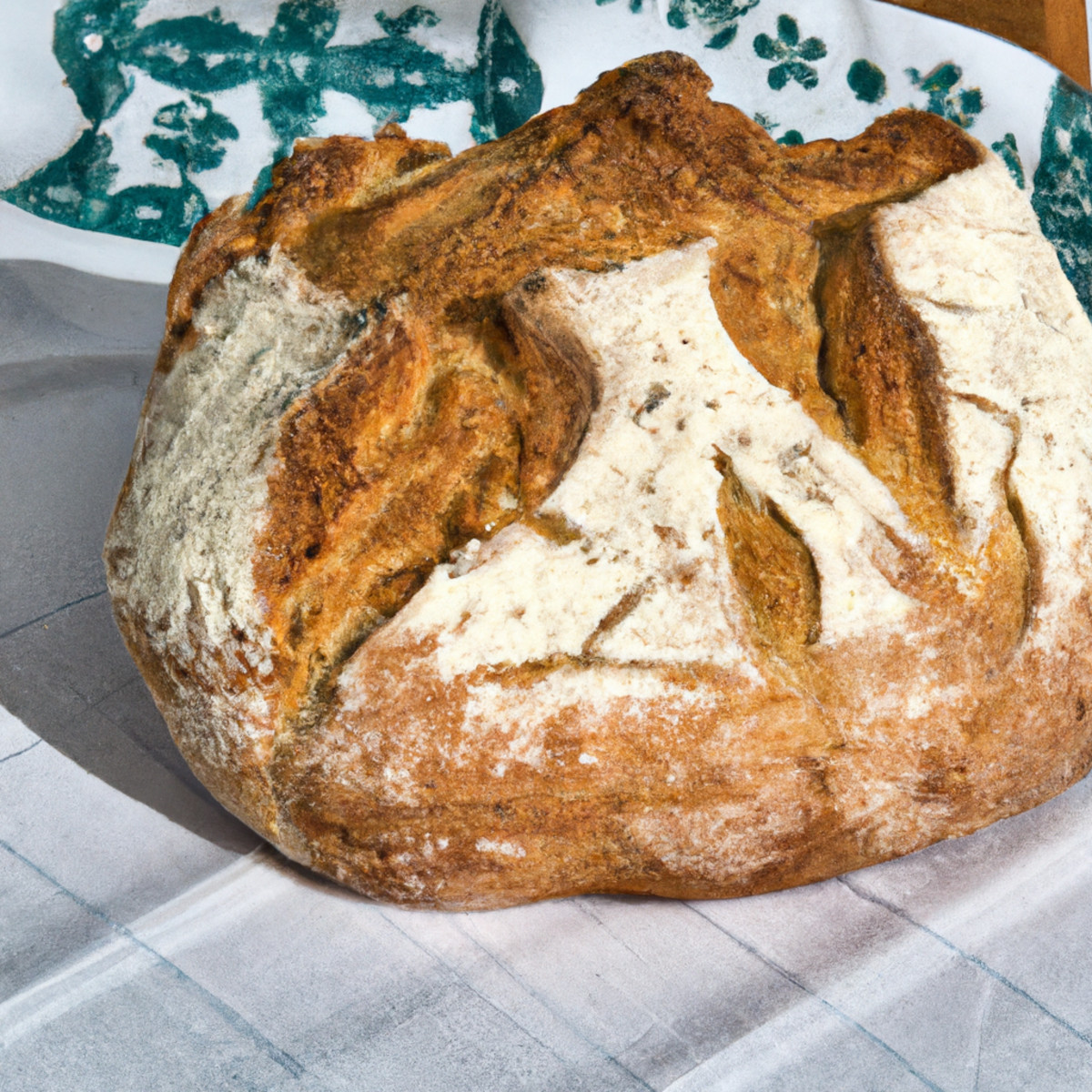 country bread loaf