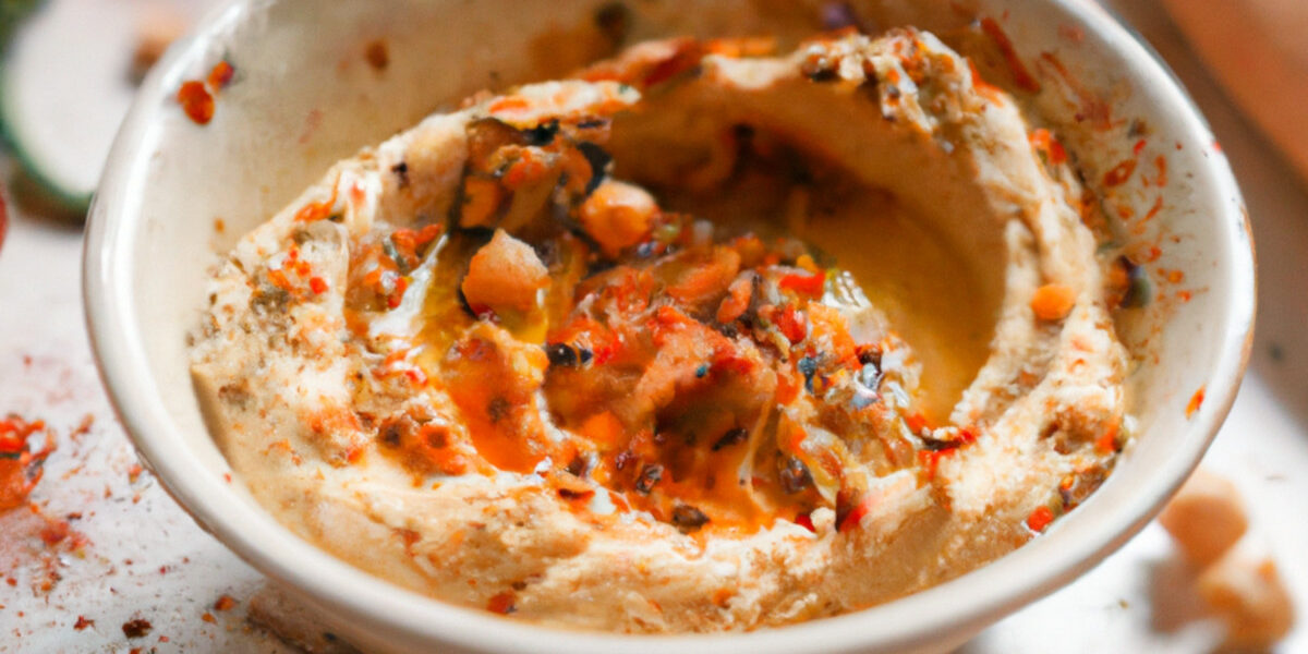 creamy roasted garlicky hummus