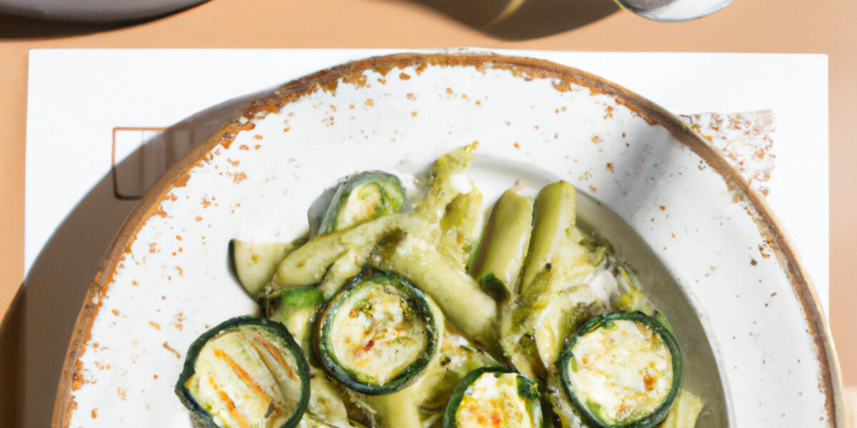 creamy zucchinis pasta