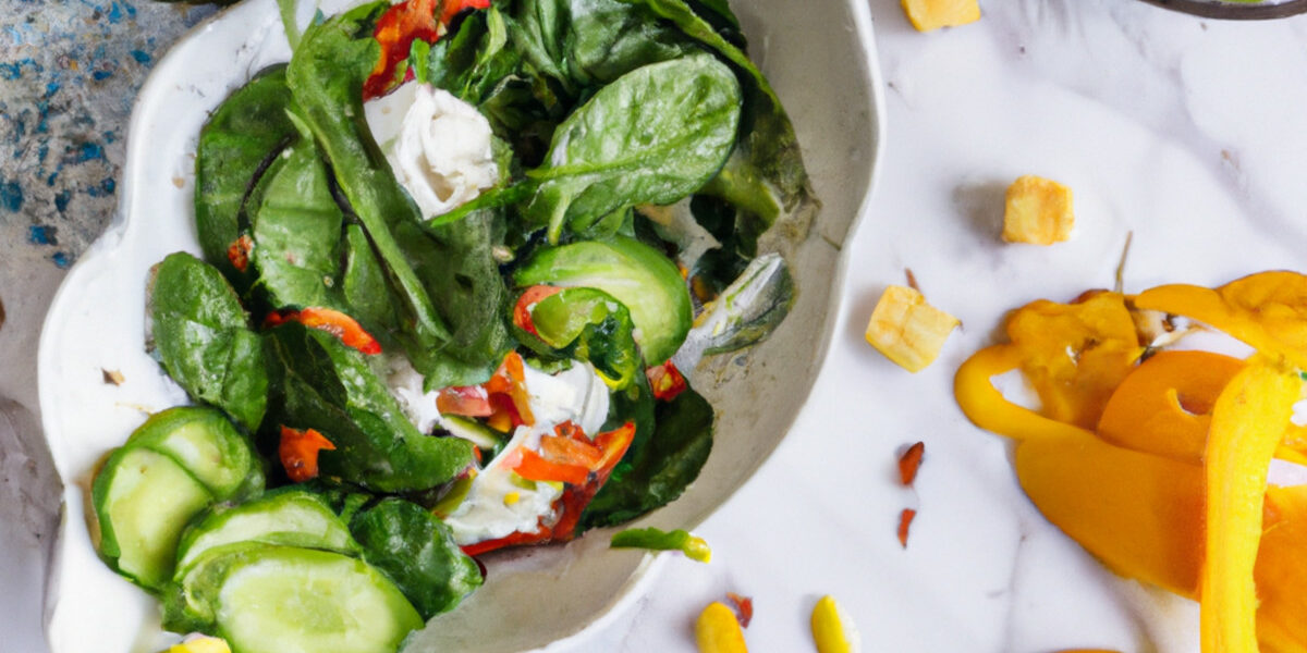 crunchy mozzarella salad