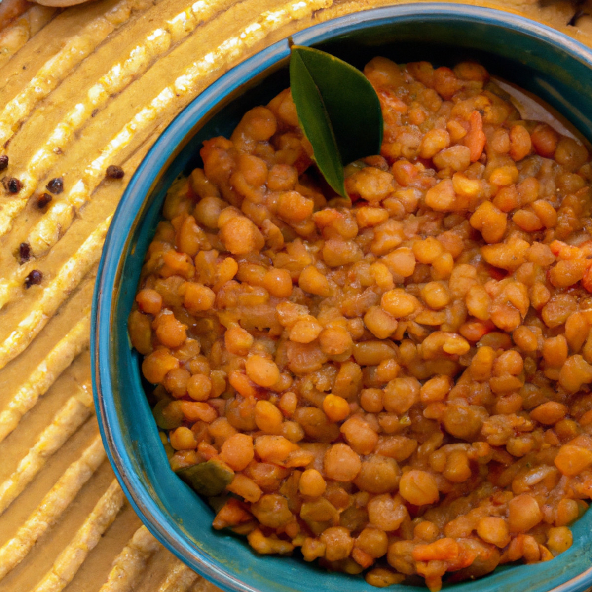 curry flavored lentils