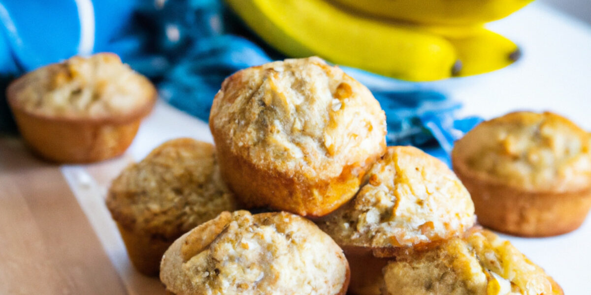 eggless banana oatmeal muffins