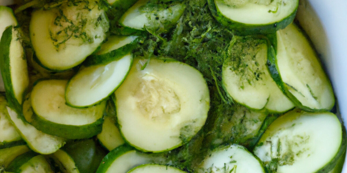 fermented cucumbers - agurkesalat