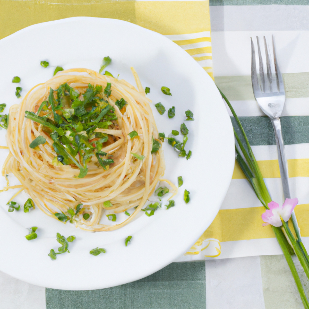 garlic and chives noodles