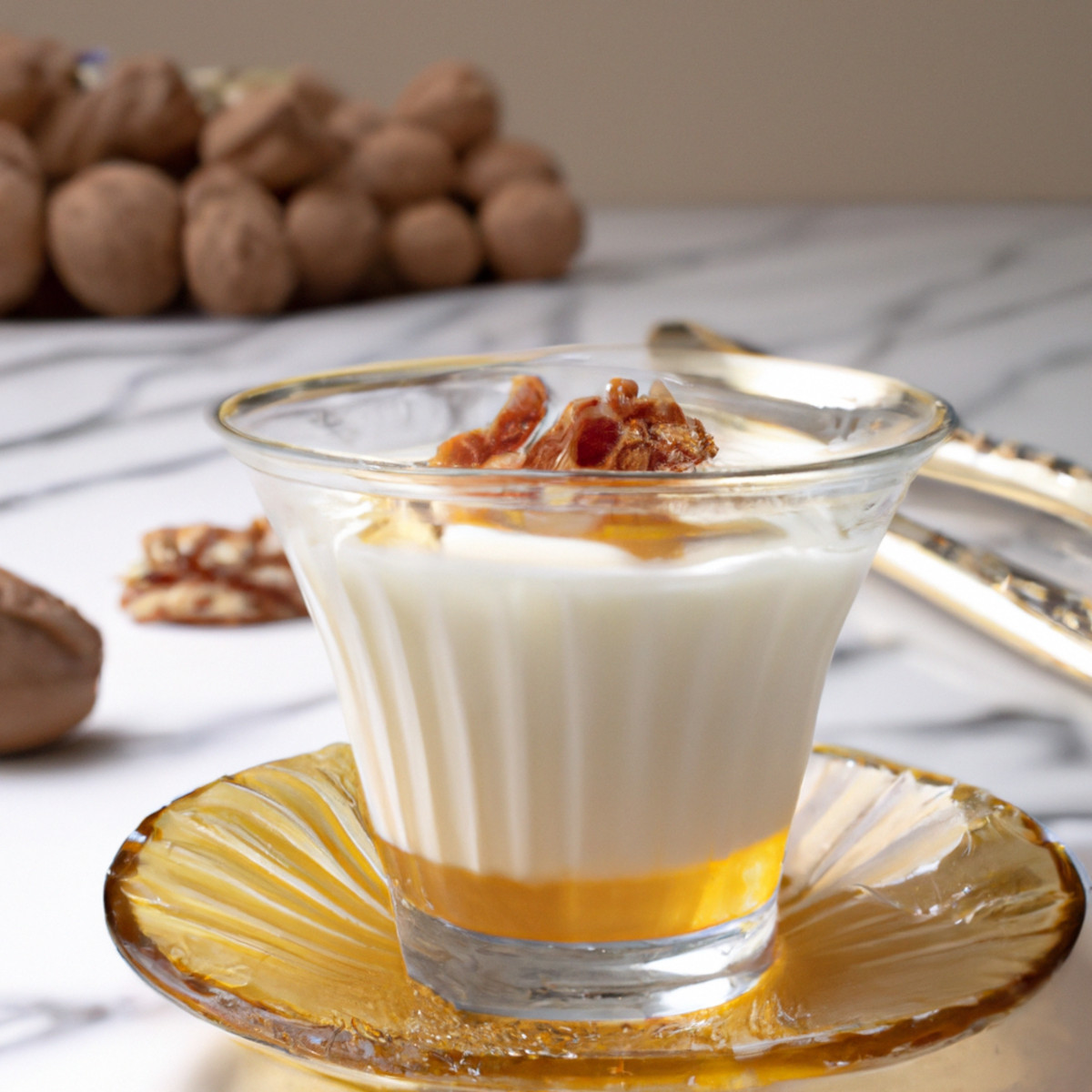 greek yogurt with honey and walnuts