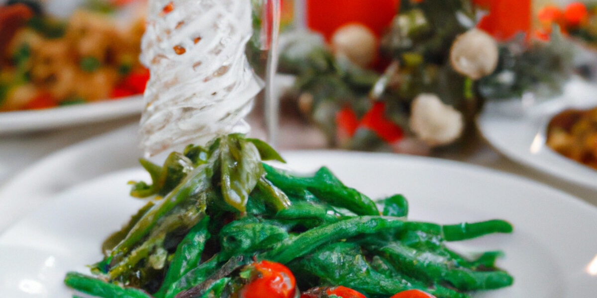 green beans with cherry tomatoes