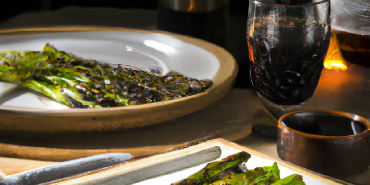 grilled balsamic asparagus