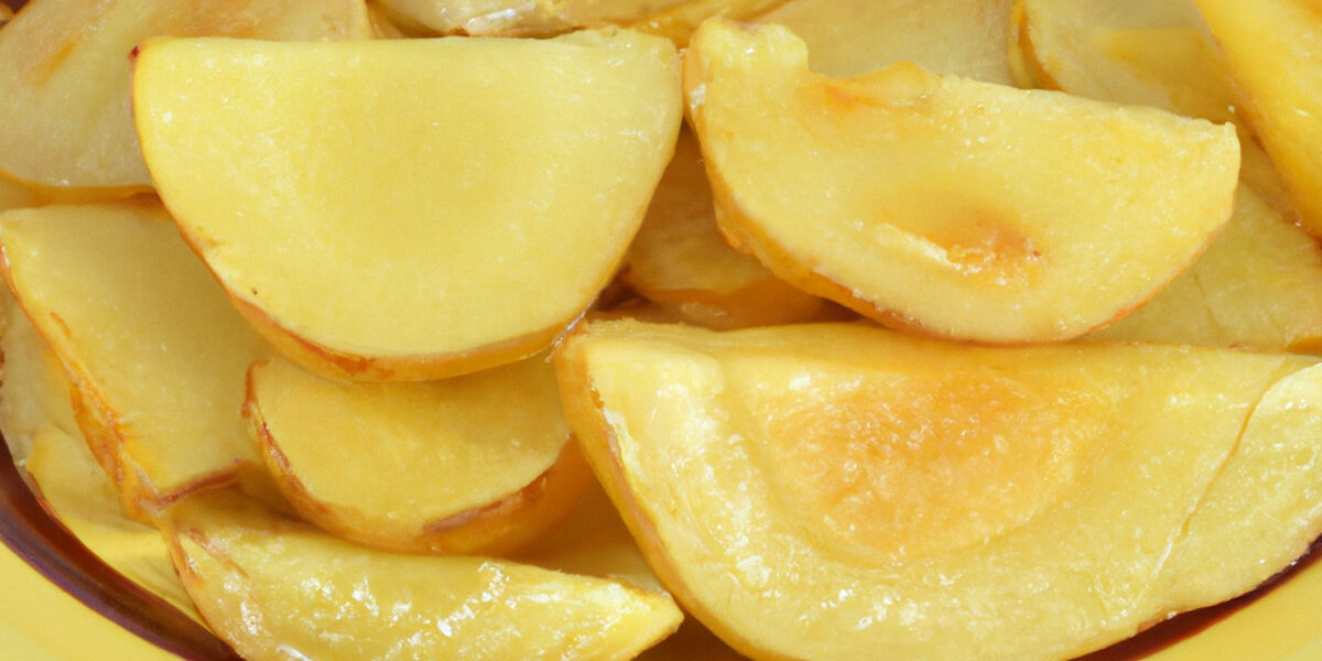 grilled potato slices