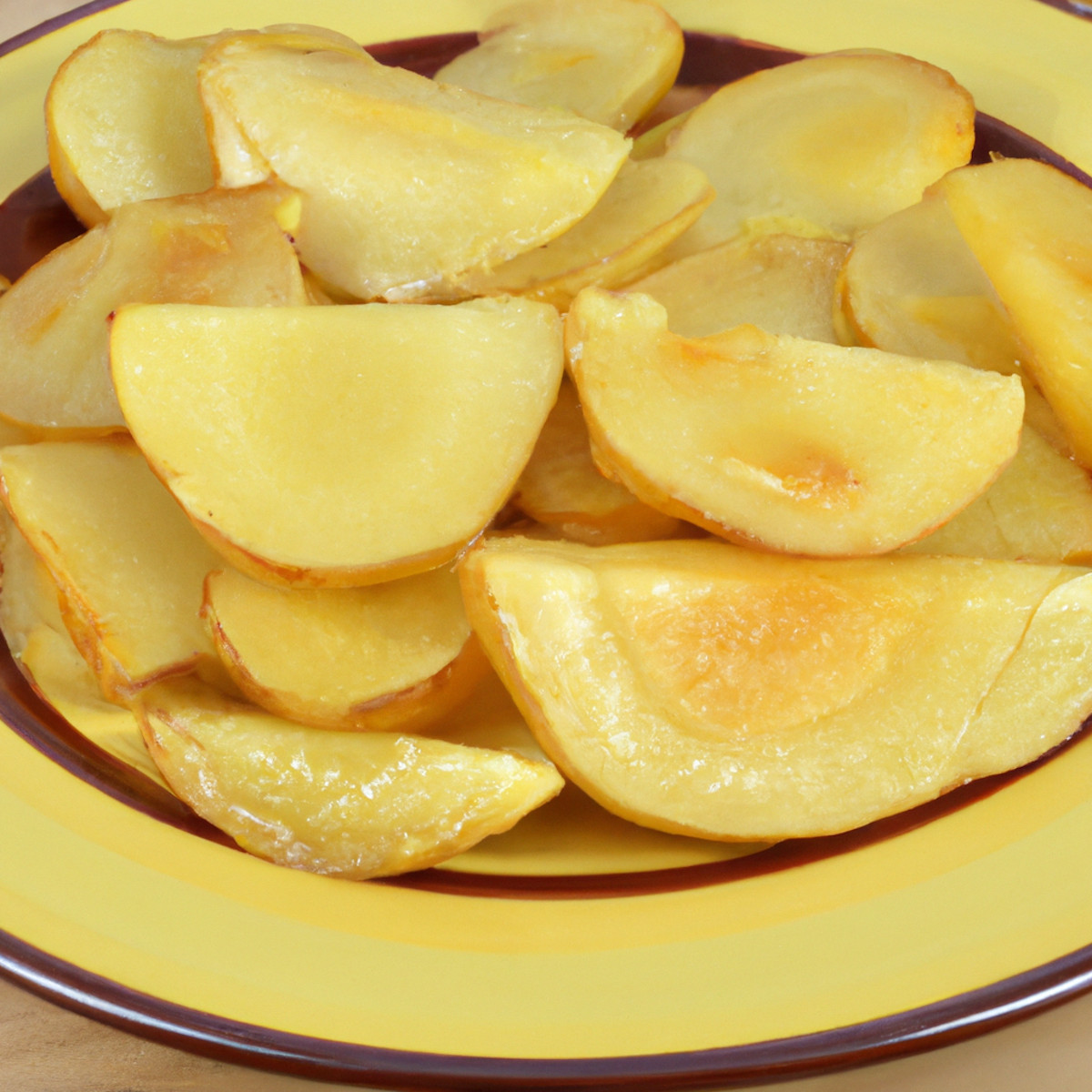 grilled potato slices