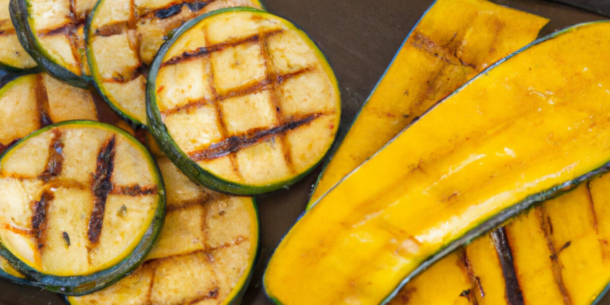 grilled yellow squash and zucchini