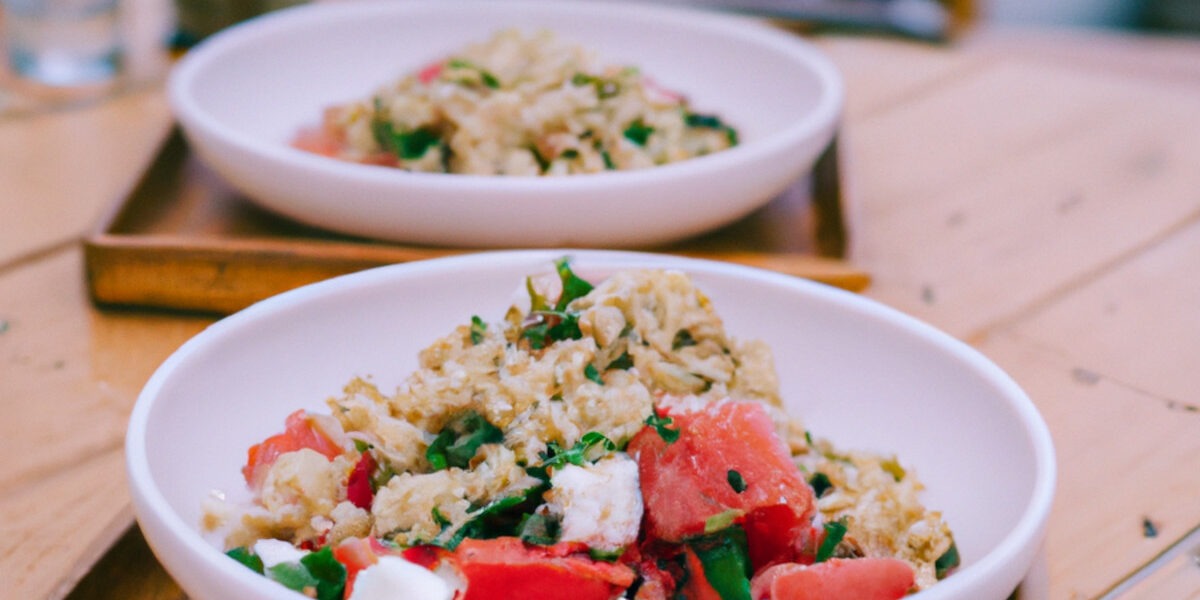 halloumi and watermelon bulgur salad