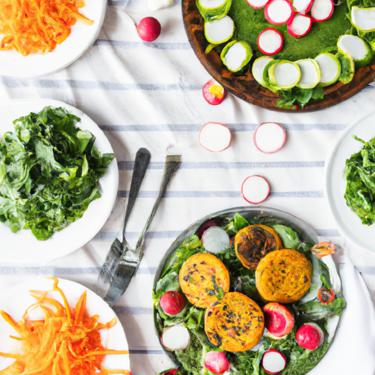 harissa spiced veggie patties