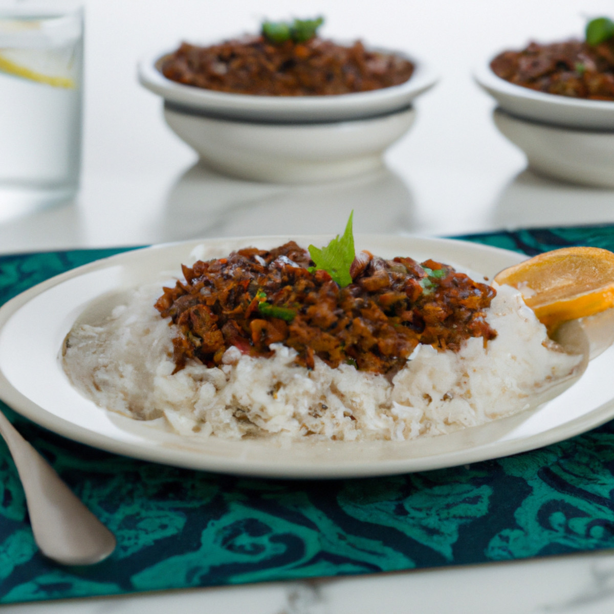 honey baked lentils