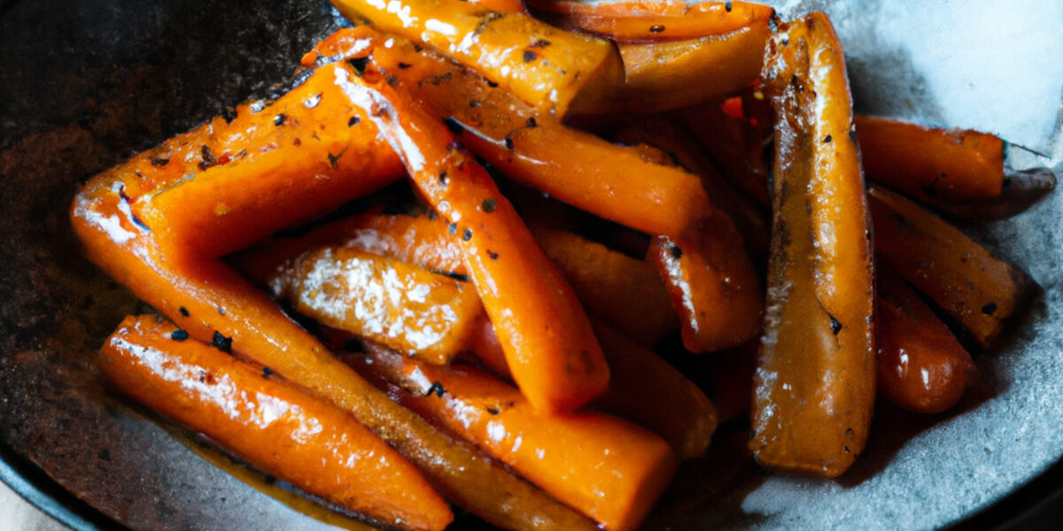 honey glazed carrots and parsnips