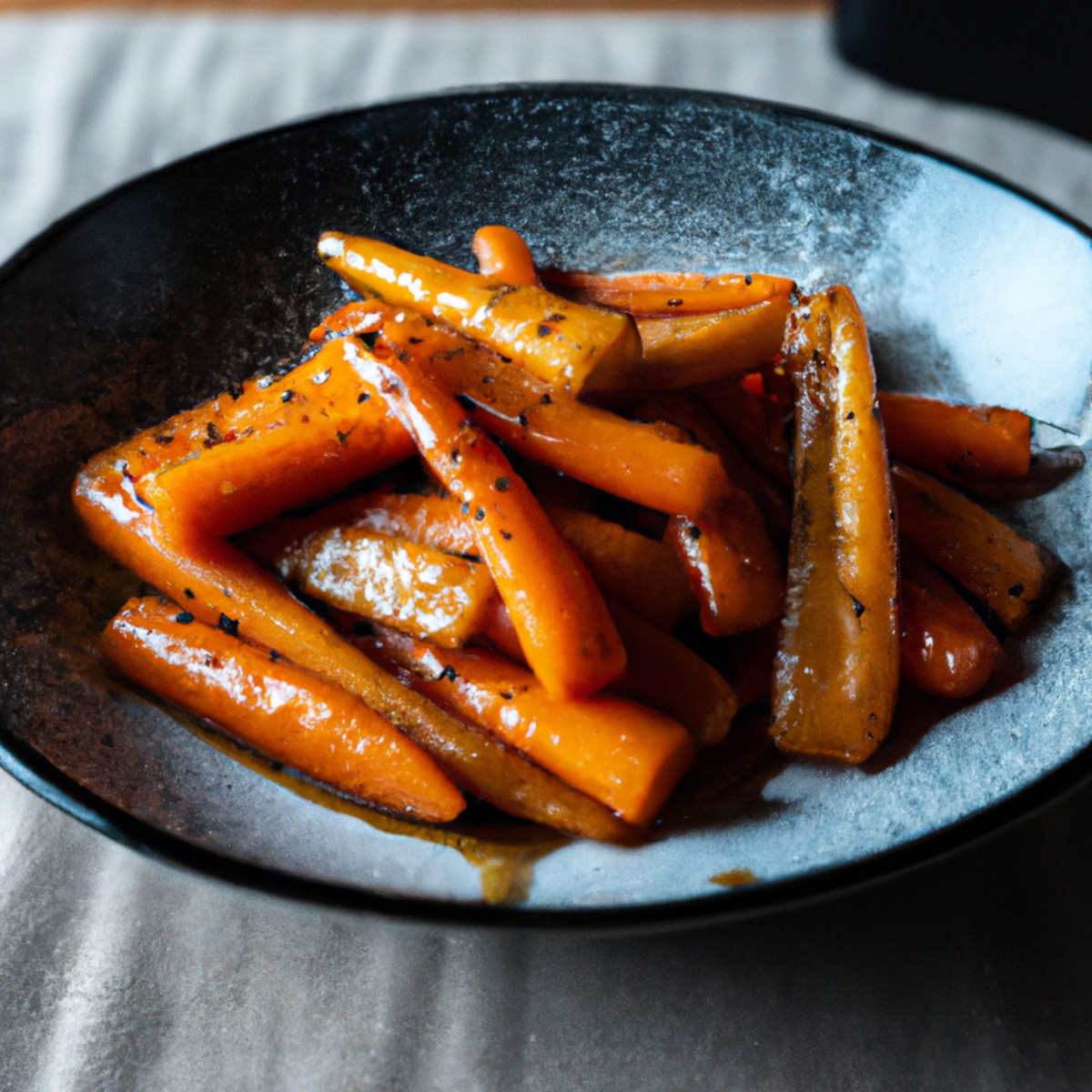 honey glazed carrots and parsnips