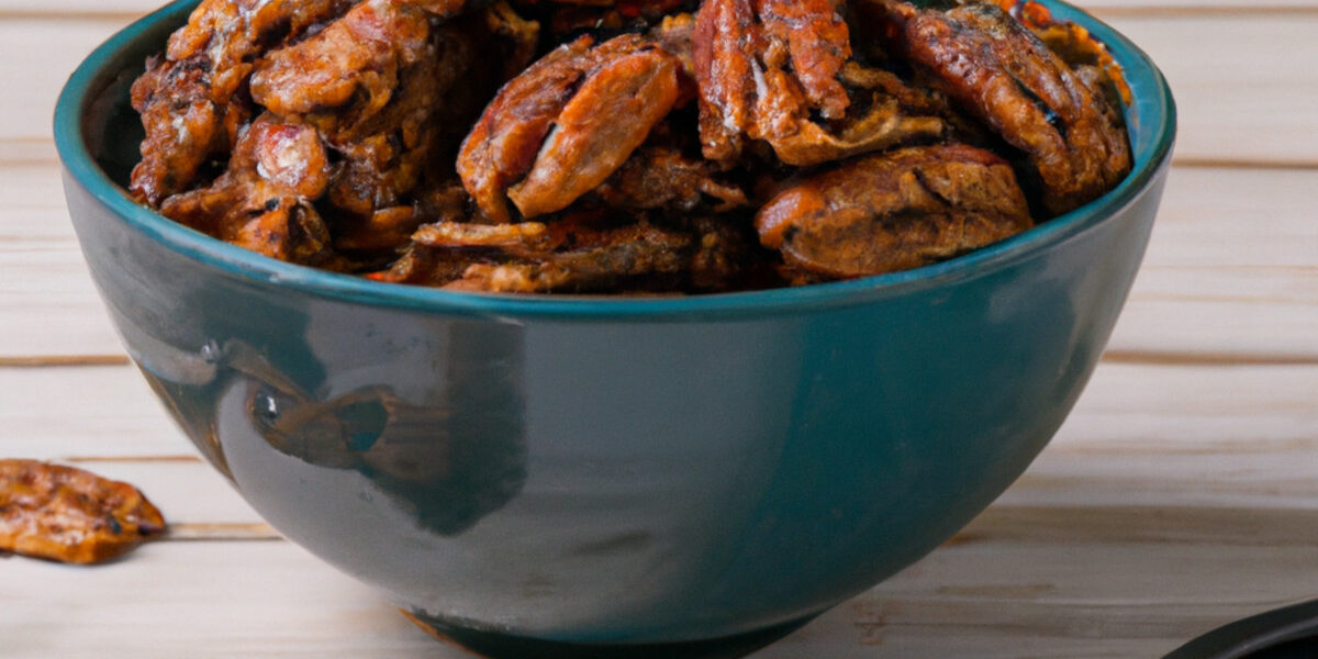honey-glazed pecans