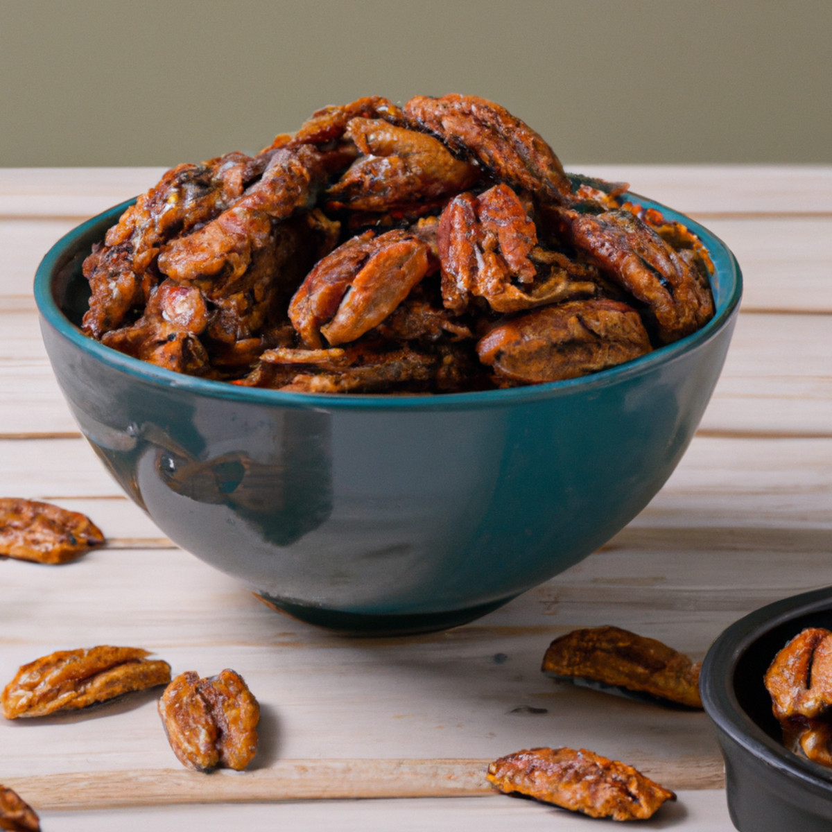 honey-glazed pecans