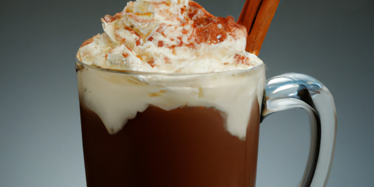 hot chocolate with brandy and cream