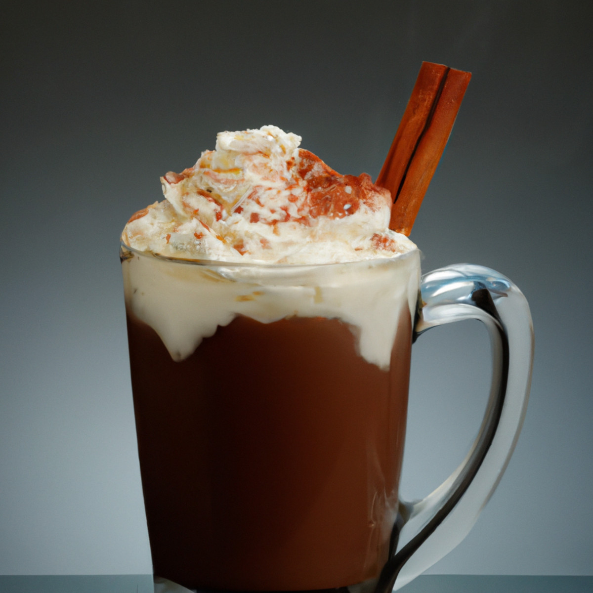 hot chocolate with brandy and cream