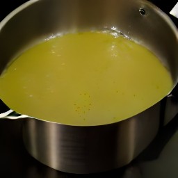 3 oz of melted butter.