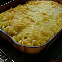 the baking dish is set aside.