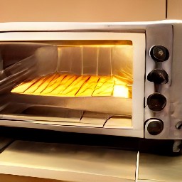 to preheat the oven toaster.