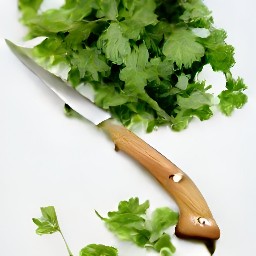 chopped coriander.
