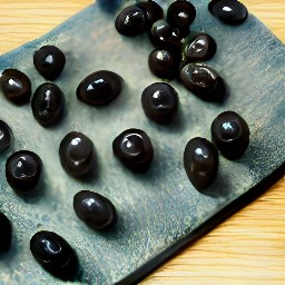 a can of black olives.